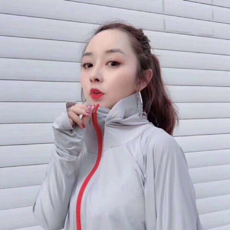 Áo khoác chống nắng có nón thoáng khí chống tia cực tím bảo vệ cho nữ