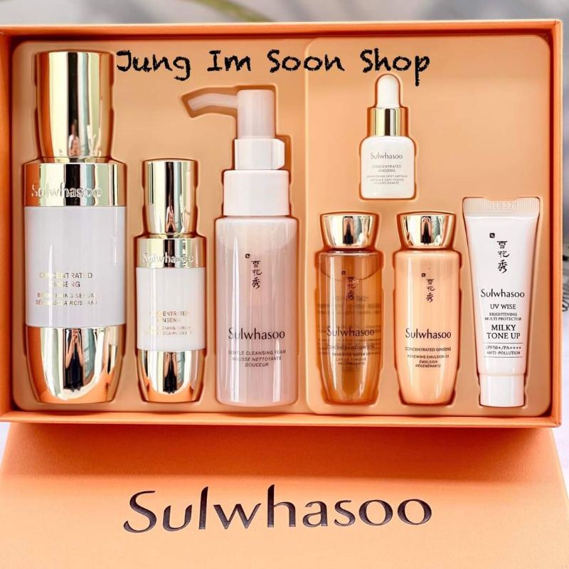 SERUM DƯỠNG TRẮNG DA BẠCH SÂM SULWHASOO CONCENTRATED GINSENG BRIGHTENING SERUM SET