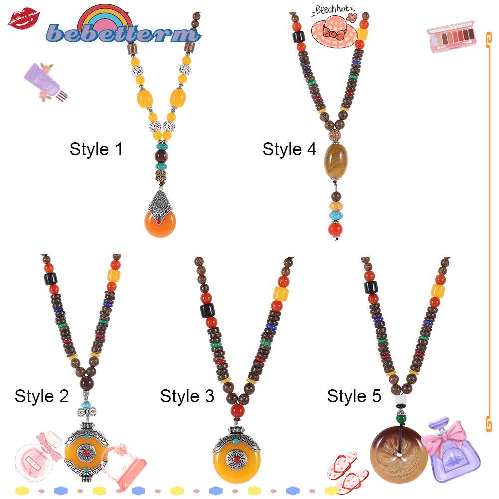 Vòng cổ Mặt Phật Cầu May Mắn Phong Cách Nepal