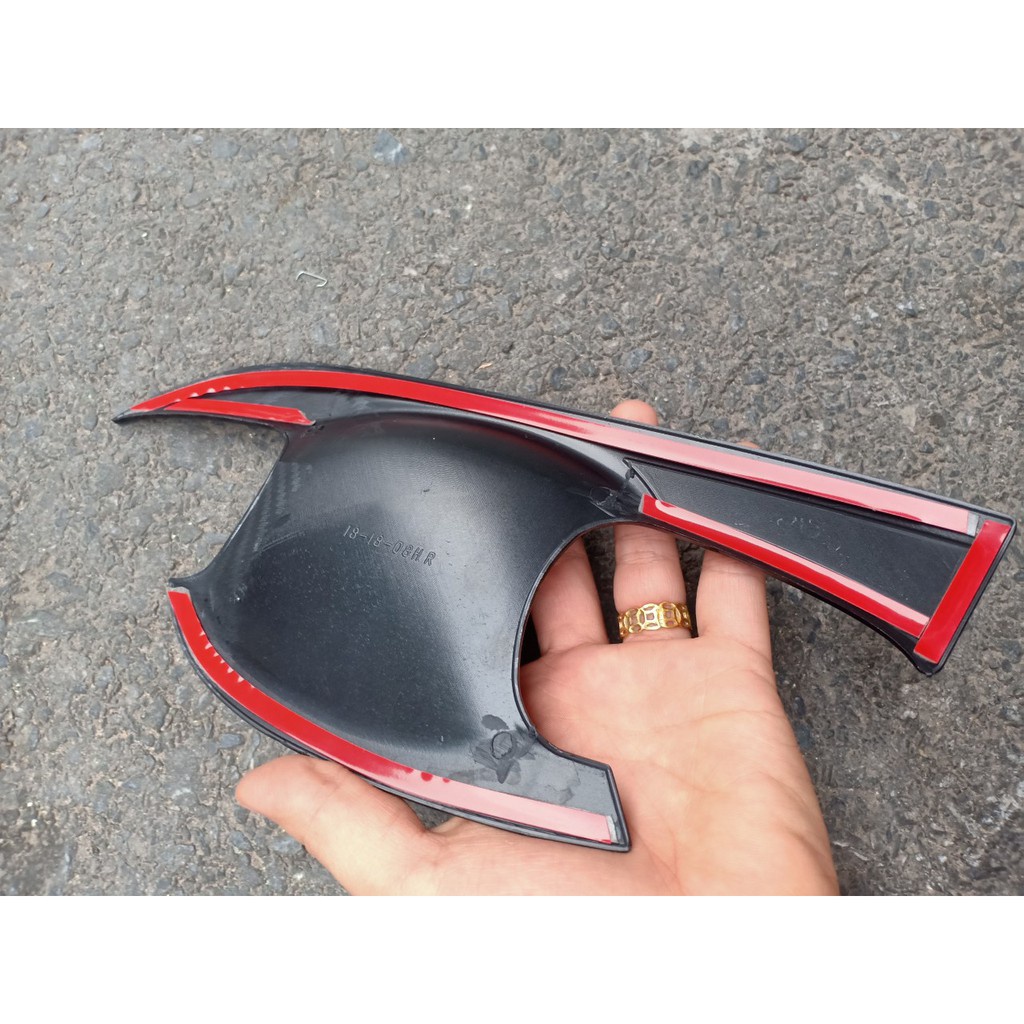 Ốp tay nắm, hõm cửa carbon xe Vios 2019- 2020- 2021- 2022 vân cacbon cao cấp