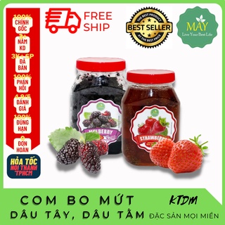 Combo mứt dâu tây + dâu tằm đặc sản đà lạt