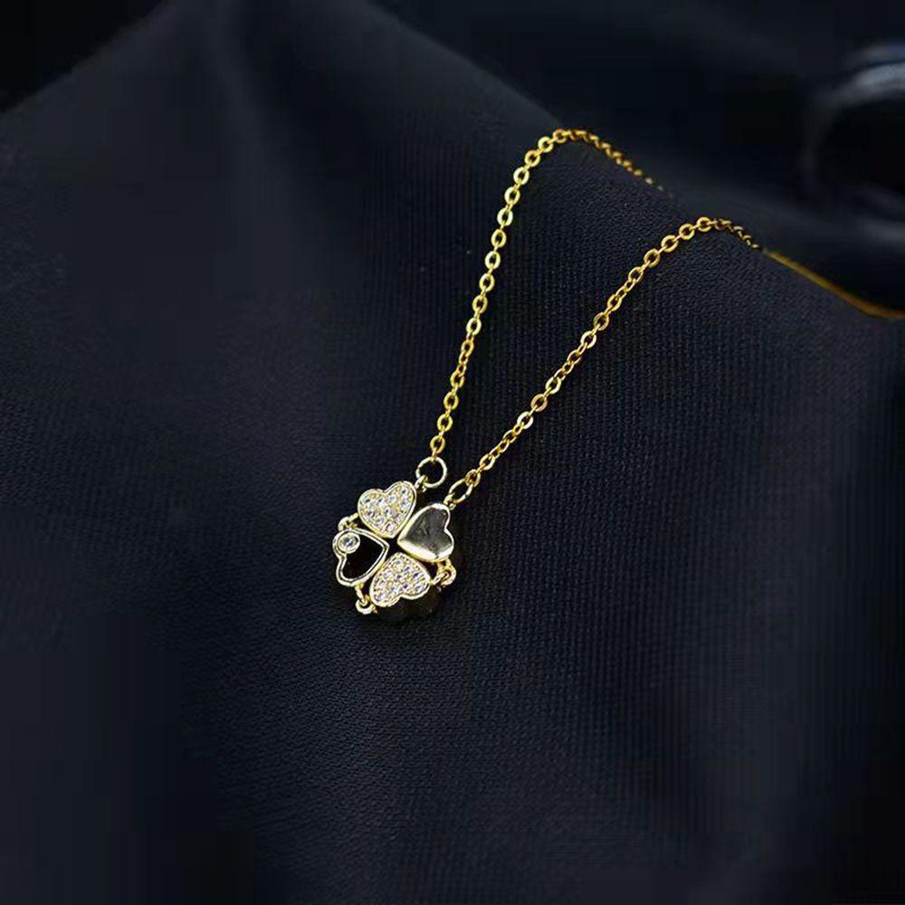 ANEMONE Dây Chuyền Mặt Trái Tim Đính Đá Thời Trang Cho Nữ