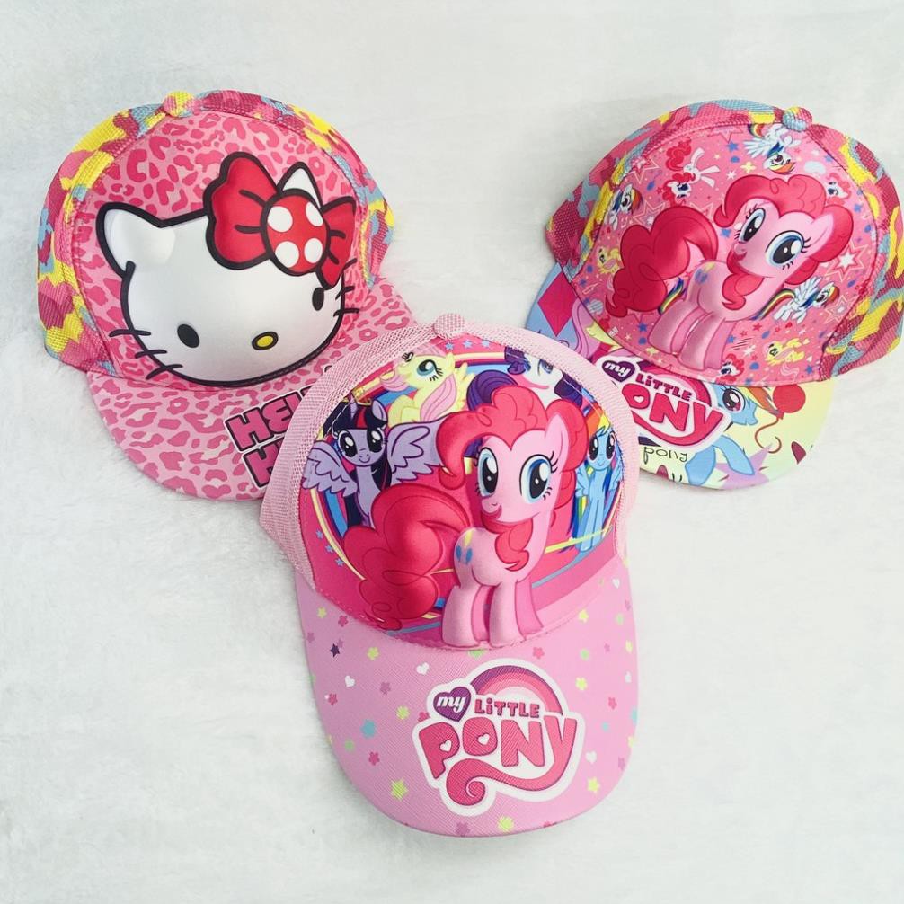 Mũ cho bé gái, nón lưỡi trai pony siêu đáng yêu - 0008