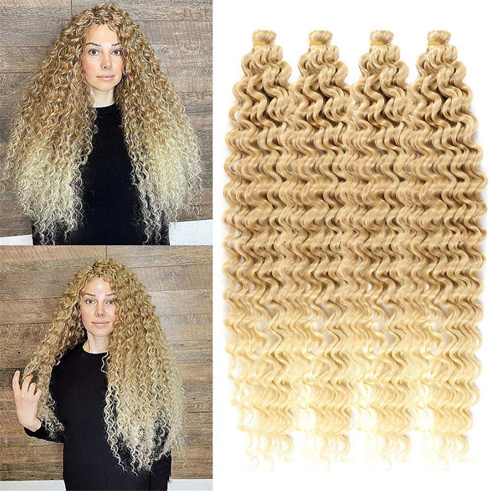 Bộ Tóc Giả Hai Màu Sắc Gradient Dành Cho Nữ