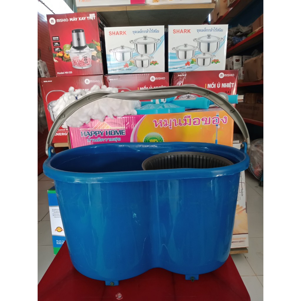 Bộ Lau Nhà 360 Độ Đa Năng Hàng Thái Lan Chất Liệu Inox Siêu Bền