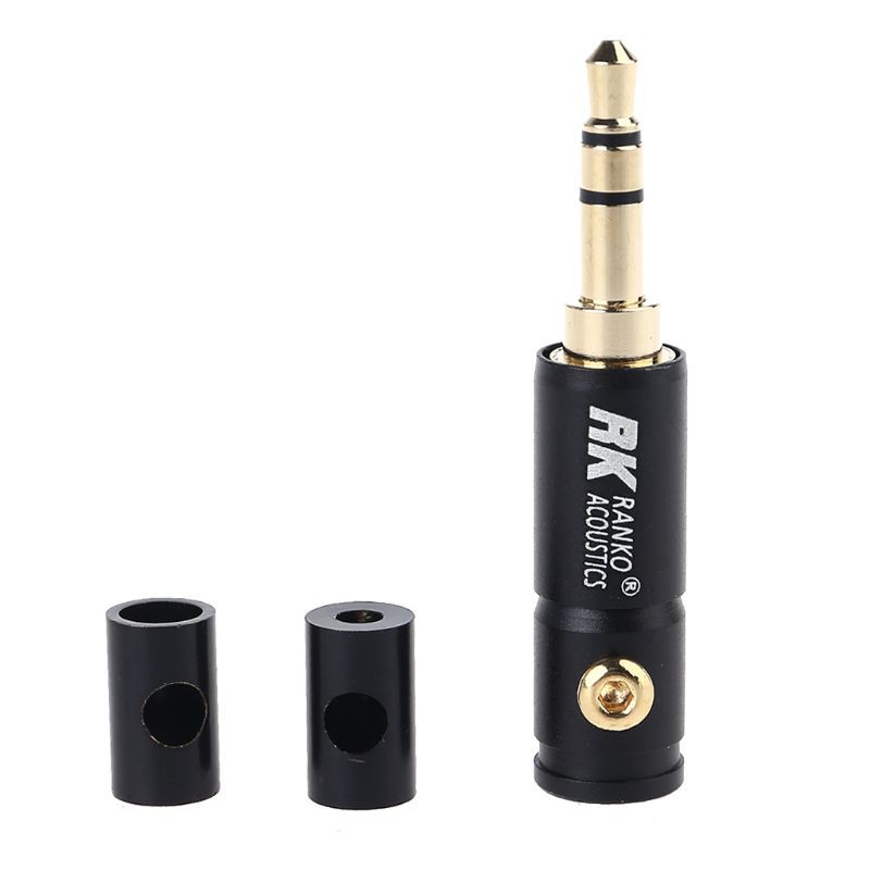 Set 4 Giắc Cắm Âm Thanh 3.5mm Mạ Vàng