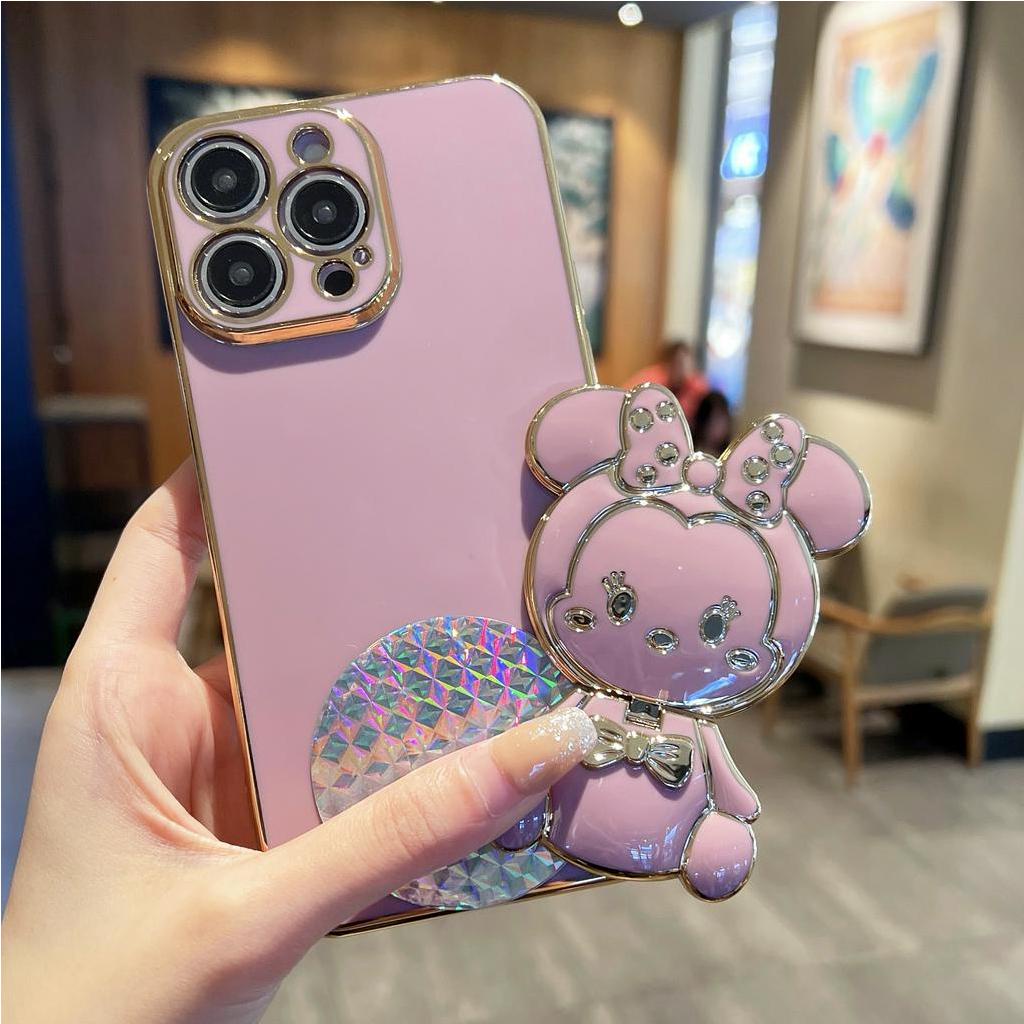 Ốp Điện Thoại Hình Mickey 6d Cho iPhone 6 plus 6s plus 7 plus 8 plus xs max xr 11 pro max 12 pro max 13 pro max 14 plus 14 pro max