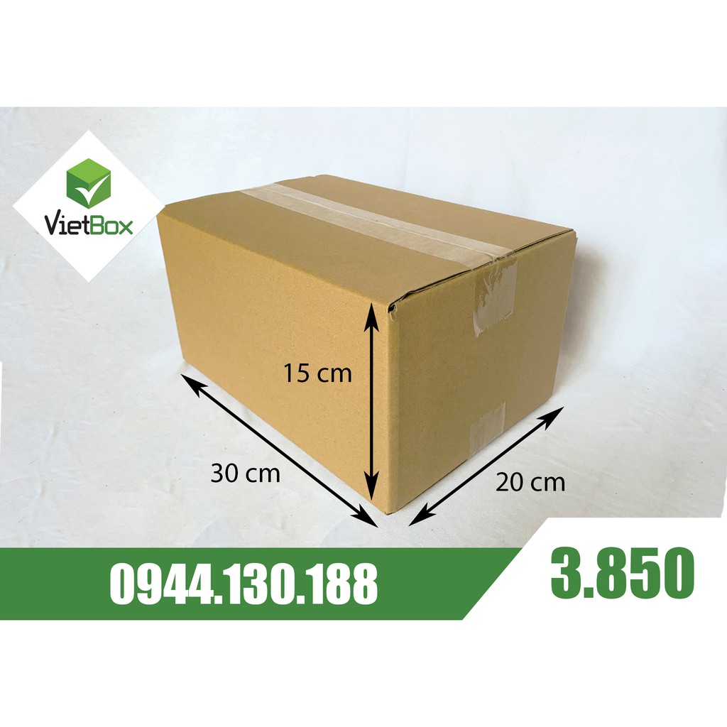 Combo 20 hộp carton 30x20x15