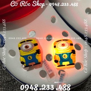 Nút trang trí dép jibbitz-charm-sticker-icon đèn noen tuyệt đẹp(E1-E4). Shop ship từ 10 sản phẩm trở lên