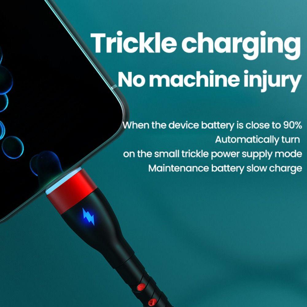 Cáp Sạc USB Type C 6A 66W Có Đèn LED Báo Hiệu Chất Lượng Cao Cho Điện Thoại