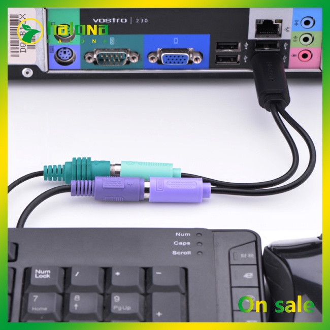 Dây Cáp Chuyển Đổi USB Sang PS2 Cho Máy Quét Bàn Phím Và Máy Quét Bàn Phím