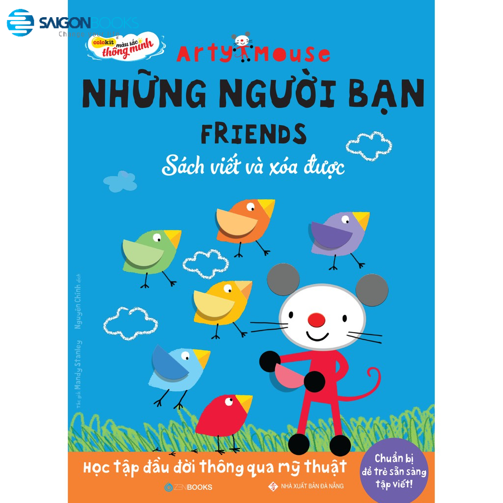 SÁCH - Học tập đầu đời thông qua mỹ thuật-NHỮNG NGƯỜI BẠN (ARTY MOUSE)