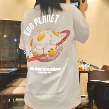 Áo thun tay lỡ nam nữ egg SGES phản quang bền đẹp siêu chất | BigBuy360 - bigbuy360.vn