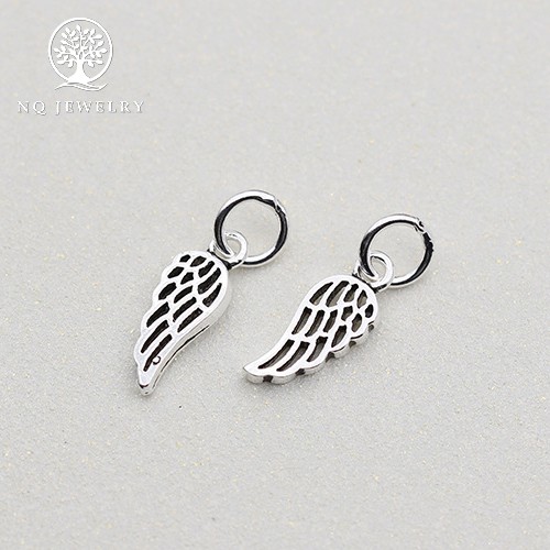 Charm bạc hình cánh thiên thần treo - NQ Jewelry