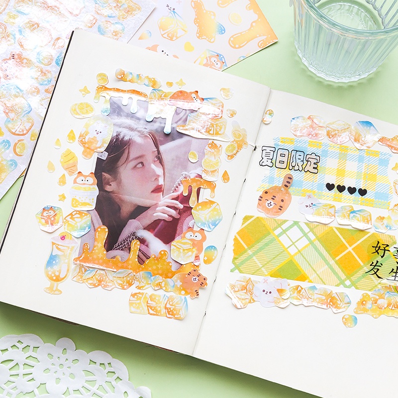 Bộ 2 Tấm Sticker Trang Trí Hình Viên Đá MOHAMM