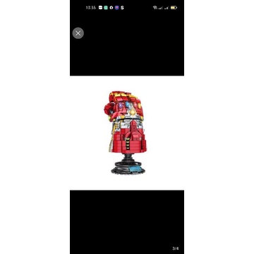Xếp hình thông minh bàn tay iron man, nonlego loại đẹp