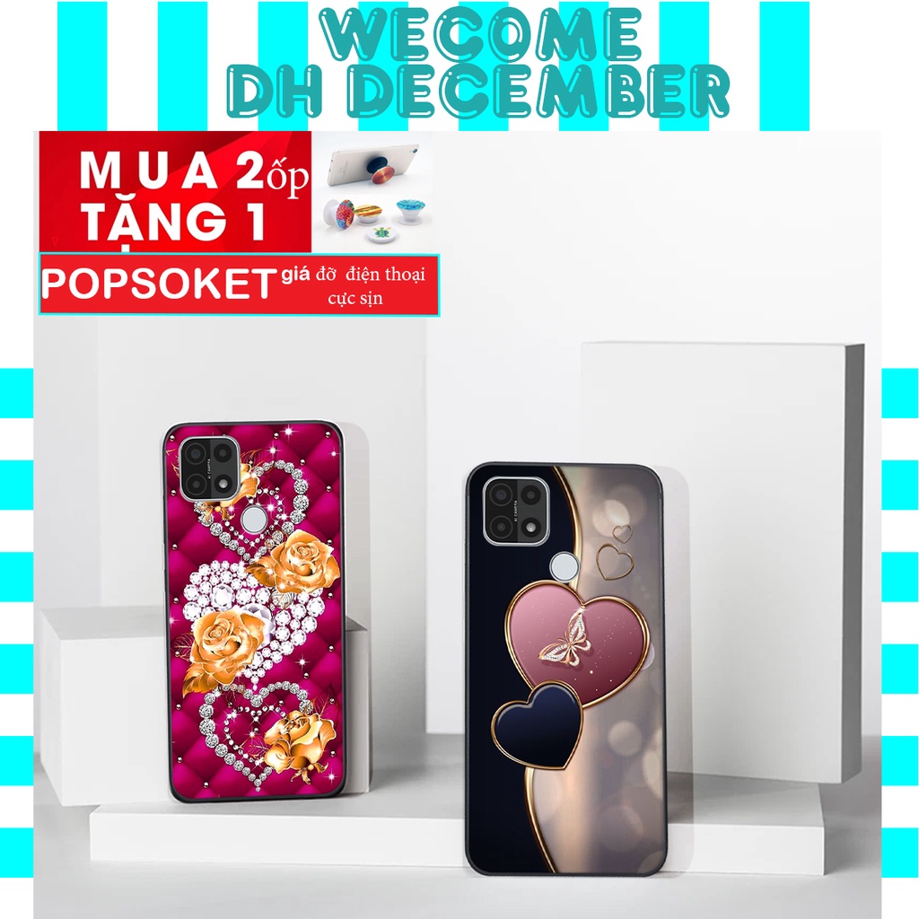 Ốp lưng Oppo A15 / A15S in hình hoa tinh tế , mới mẻ DH DECEMBER