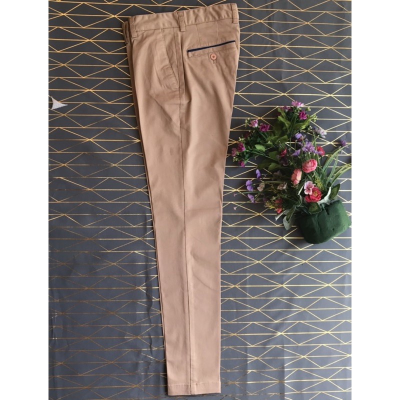 Quần nam dài kaki trung niên  DELL  JEANS ( chính hãng giá rẻ) KK205-01