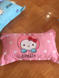 Gối cho bé -Vỏ Cotton 100% size 35*55cm