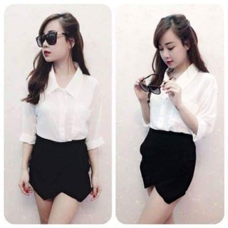 QUẦN GIẢ VÁY VẢI UMI CO GIÃN 4 CHIỀU TRẺ TRUNG CÓ TÚI SƯỜN
