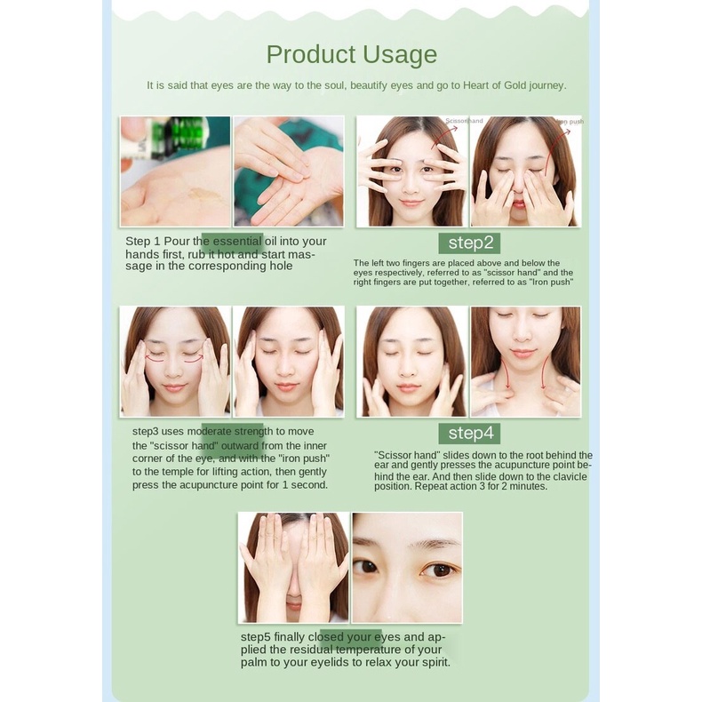 Tinh dầu dưỡng ẩm làm sáng da mắt loại bỏ quầng thâm | BigBuy360 - bigbuy360.vn