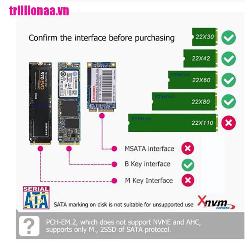 Thẻ Chuyển Đổi Sata 3.0 22 Pin Sata Sang M.2 Ssd M2 Cho B Key / (B + M)