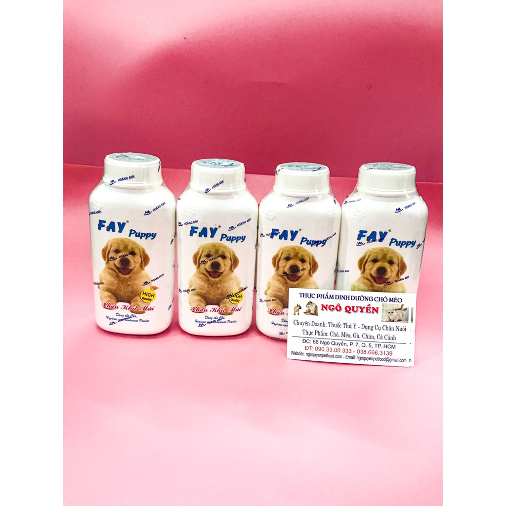 Phấn thơm khử mùi cho chó FAY Puppy 120g