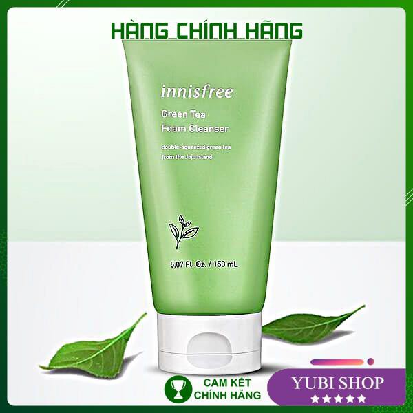 Sữa Rửa Mặt Trà Xanh Innisfree Green Tea Foam Cleanser 150ml - Hàn Quốc Chính Hãng - Sale