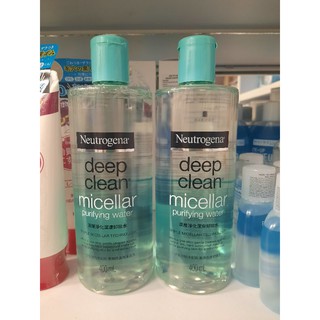 Nước Tẩy Trang Neutrogena đặc biệt - Deep Clean Micellar Purifying Water 400ml