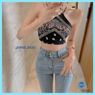 ÁO CROPTOP HỌA TIẾT THỔ CẨM
