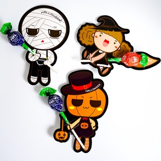 Thẻ gắn kẹo halloween sét 50 chiếc