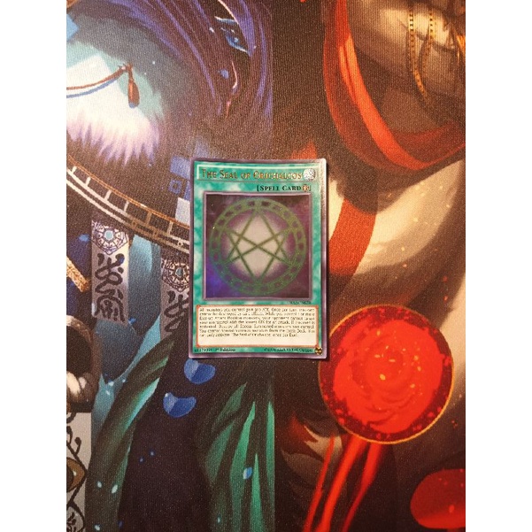 Thẻ bài Yugioh chính hãng The Seal of Orichalcos - DRL3-EN070 - Ultra Rare 1st Edition
 

