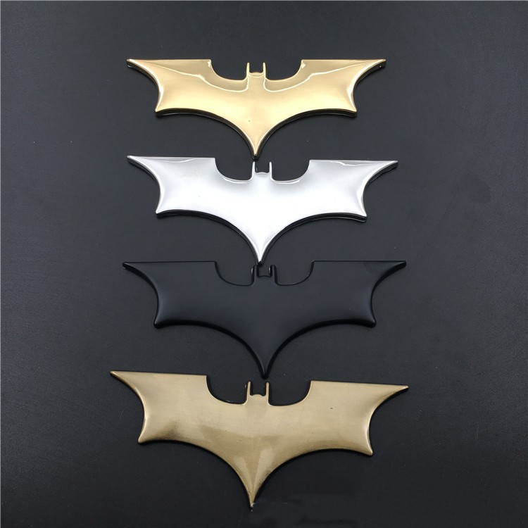 Miếng Dán Kim Loại 3D Hình Người Dơi Hys 1 X Cho Xe Hơi Xe Máy