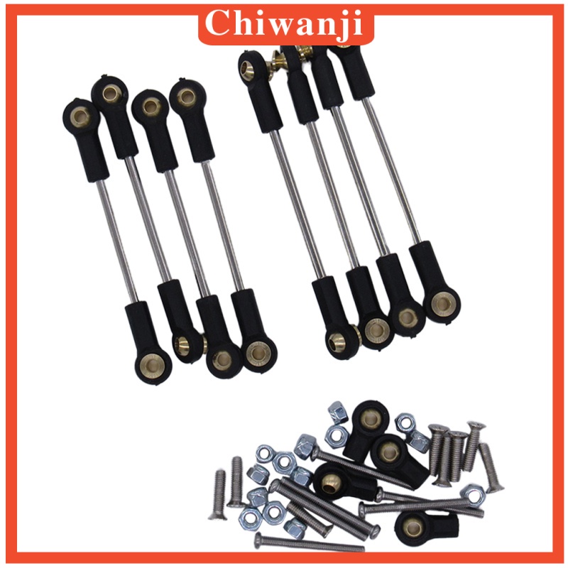 Set 8 Thanh Nối Bằng Hợp Kim Nhôm 1 / 16 Cho Xe Điều Khiển Wpl B1 B14 B24 C14 C24 Crawler Buggy