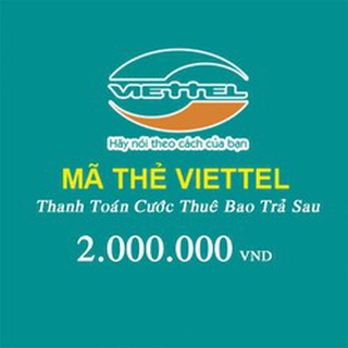 Thẻ nạp điện thoại Viettel 2.000.000 đ