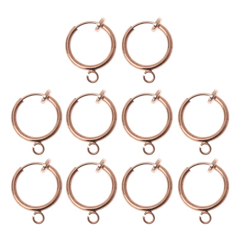 Kẹp Tròn Làm Bông Tai Thủ Công DIY