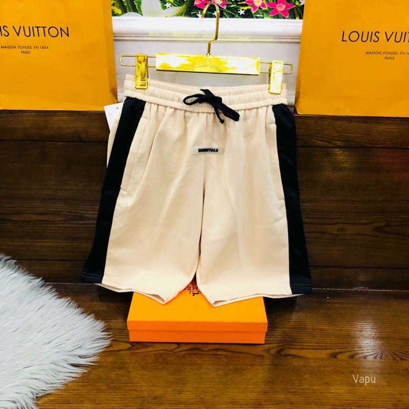 Quần short đùi nam form thụng unisex 1 sọc chất UMI Hàn