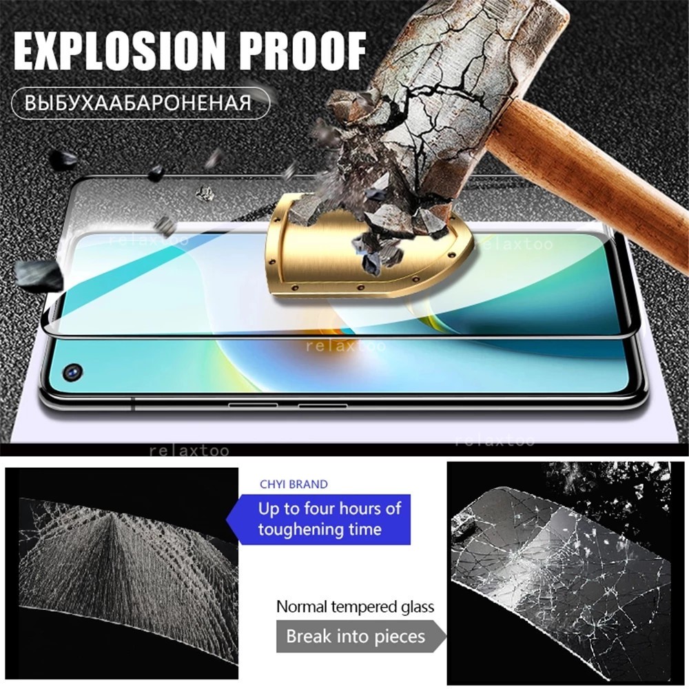 Miếng Dán Kính Cường Lực Bảo Vệ Toàn Màn Hình Cho Oppo A54 A94 A95 A74 5g A 54 94 74 5g