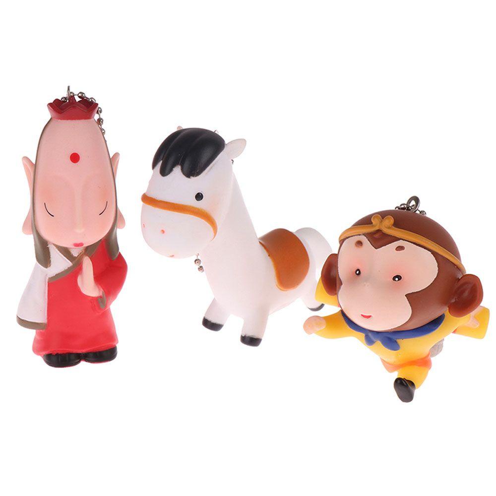 Mmluck Móc Khóa Hình Búp Bê Anime Sha Monk Trắng Ngựa Journey To The West Monkey king Làm Quà Tặng