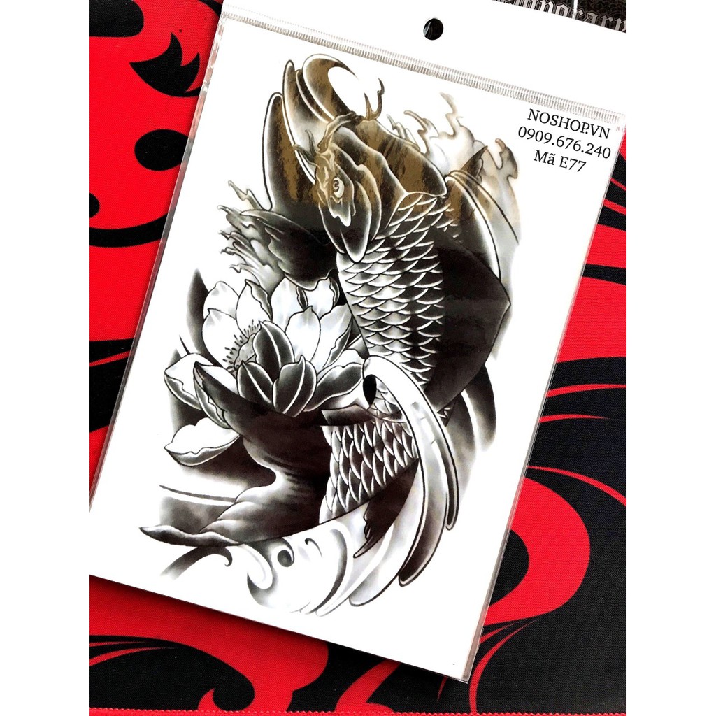 Hình Xăm Cá Chép E77