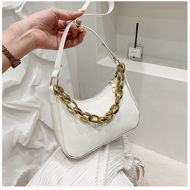 Túi đeo vai, túi kẹp nách nữ da bóng thời trang BAG U DBO11