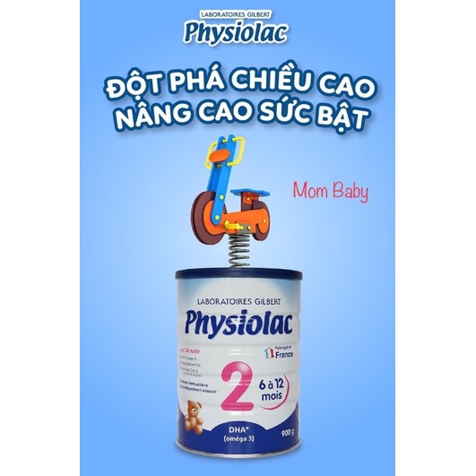 [DATE T9/2023] Combo 2 hộp sữa Physiolac số 2-900gr