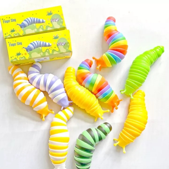 Đồ Chơi Con Sâu Bướm Màu Cầu Vồng 2022 Giảm Căng Thẳng Dành Cho Trẻ Em Và Người Lớn