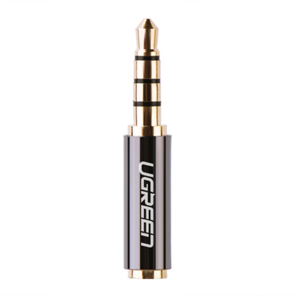 Đầu chuyển đổi Audio 2,5mm đực sang 3,5mm cái chính hãng Ugreen 20501 cao cấp