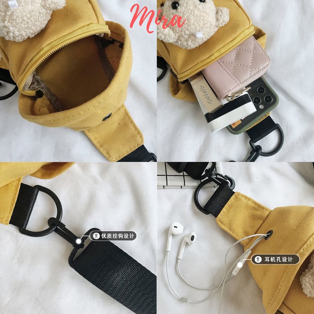 Túi Đeo Chéo Cho Bé Trai, Bé Gái, Mẹ Vải canvas Nhiều Mẫu, Nhiều Màu Sắc Cho Mẹ Và Bé MIRA-TV5027