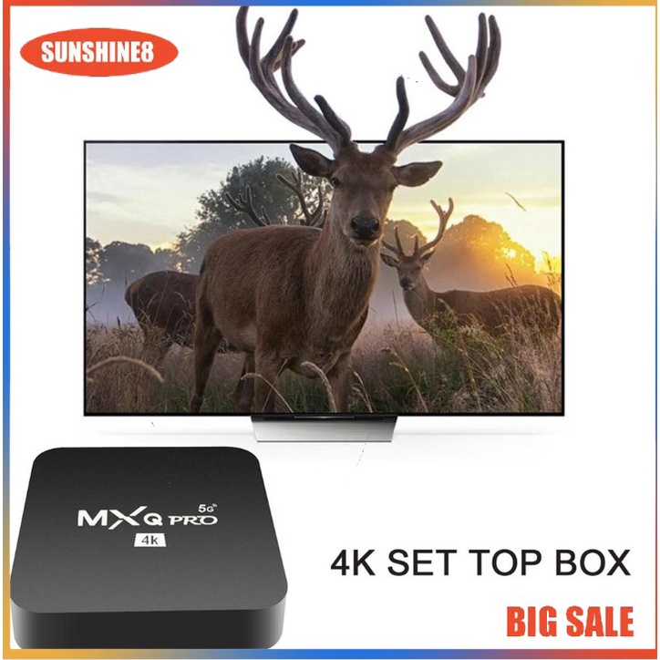 【SUN】Android TV Box  M-RPO 4K S905Hộp tivi thông minh  TV Box 1GB+ 8GB  Siêu nét Máy nghe nhạc đa phương tiện thông minh với hộp TV mạng đáng tin cậy