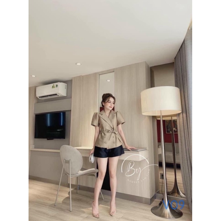 SÉT ÁO KIỂU VEST PHỐI QUẦN CHẤT FORD SANG CHẢNH PU