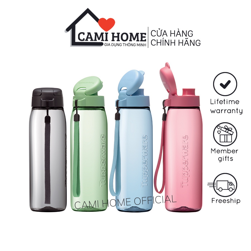 [Mã BMBAU50 giảm 10% đơn 99k] Bình nước Lohas Flask 750ml Tupperware bình đựng nước nhựa nguyên sinh an toàn