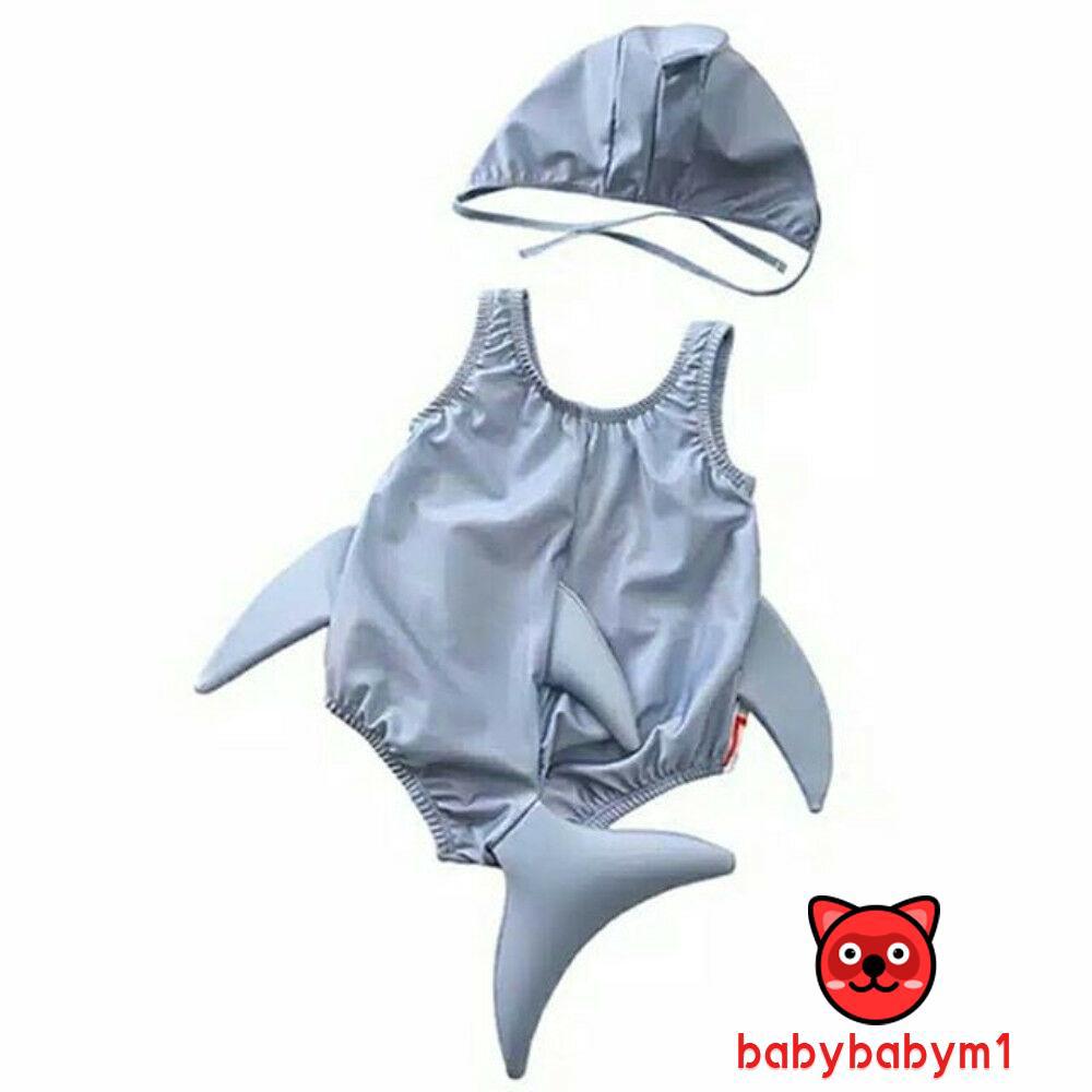 Set đồ bơi hình cá mập dễ thương cho bé