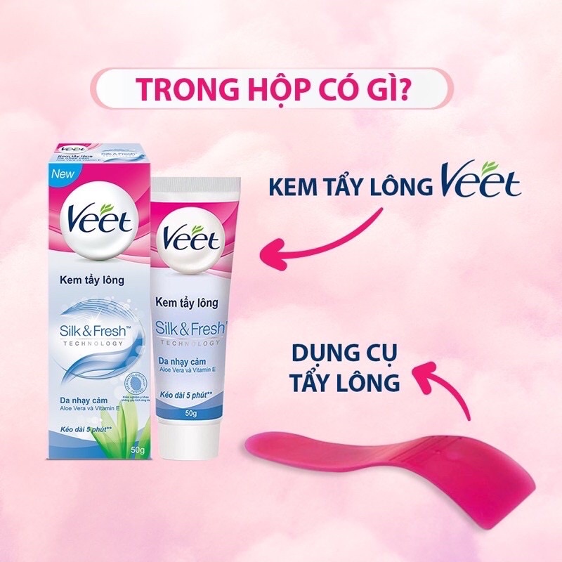 Tẩy lông veet 50g Hàng DKSH phân phối